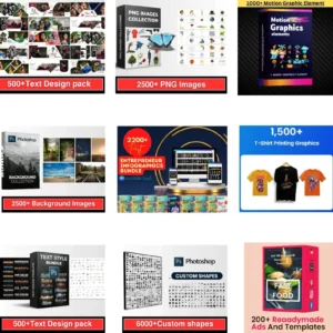 Ultimate 700+ GB Graphic Design Bundle