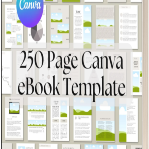 250-Page Canva eBook & Workbook Template