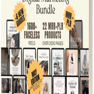 22 Faceless Digital Marketing MRR Products