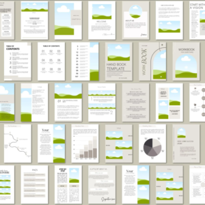 250-Page Canva eBook & Workbook Template