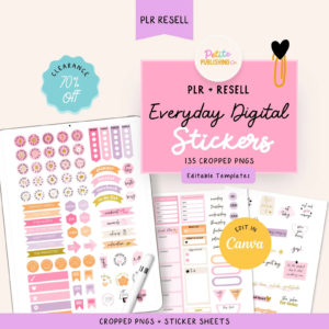PLR Digital Stickers