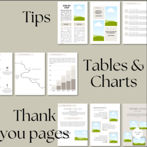 Canva eBook Template, Course WorkBook Template, How to Create e-Book,150 EBook Template Canva