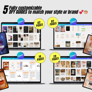 5 Done-for-You PLR Guides | MRR Glow Up Bundle | Self-Improvement, Personal Growth